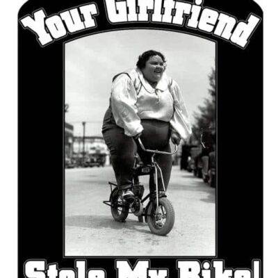 Your Girlfriend Stole My Bike Whizzinator Tee