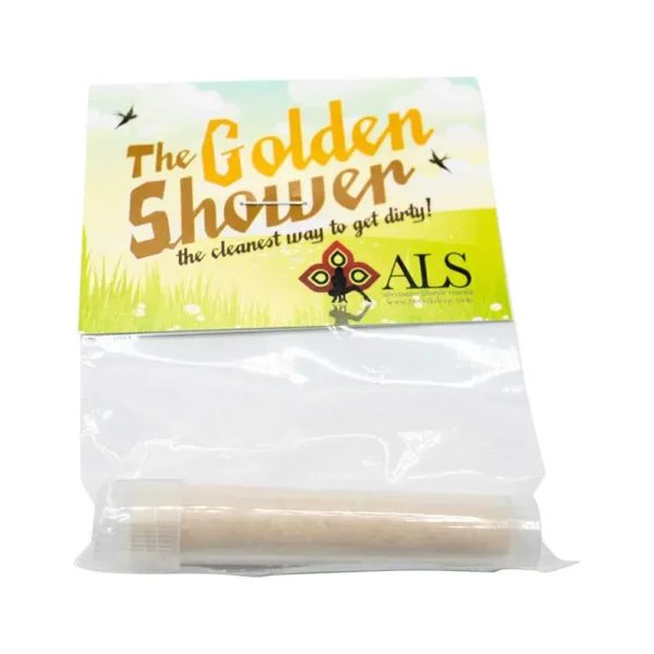 Als Whizzinator - The Golden Shower Vial That Contains Dehydrated Synthetic Urine For Your Dirty Endeavors.