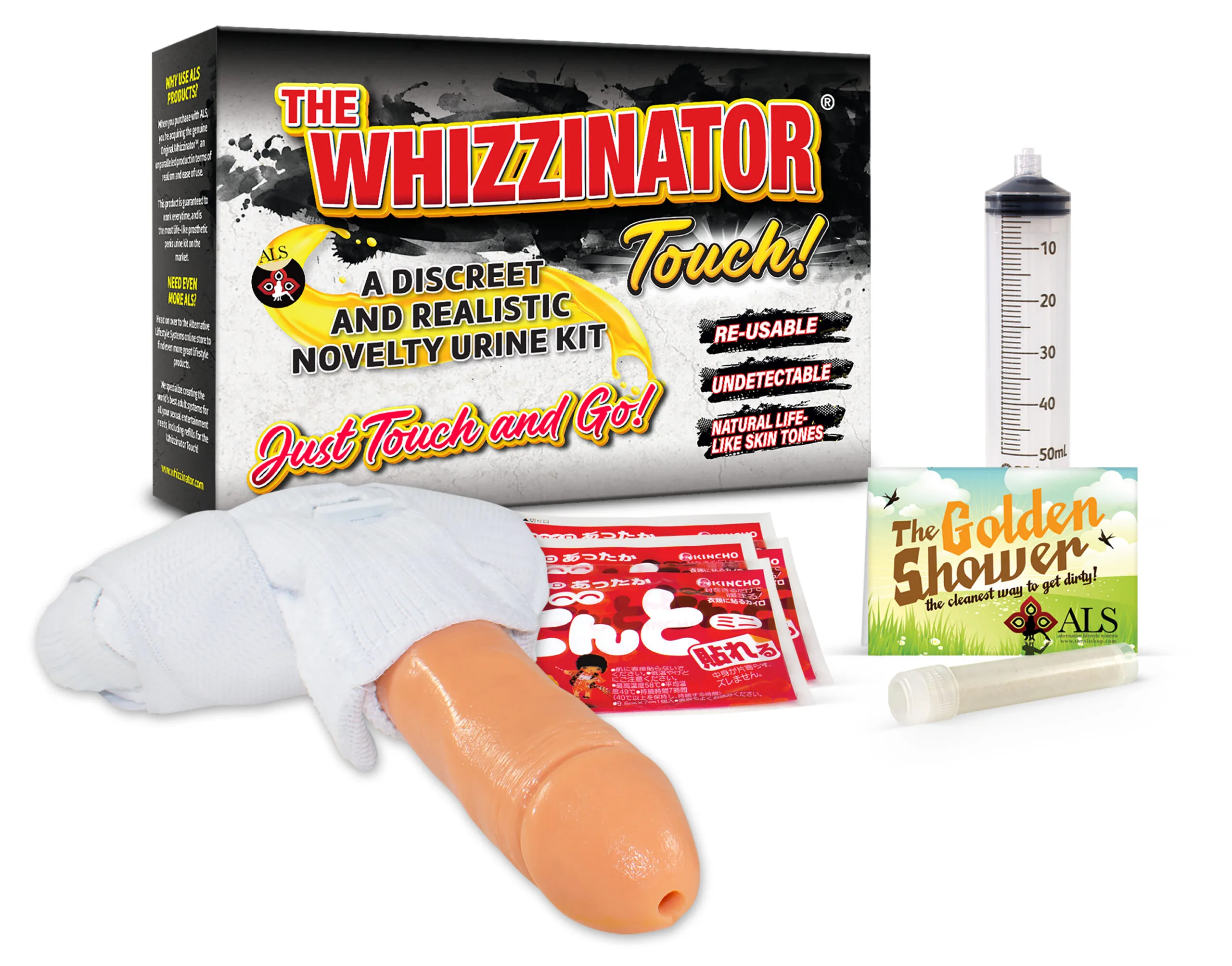 Whizzinator white